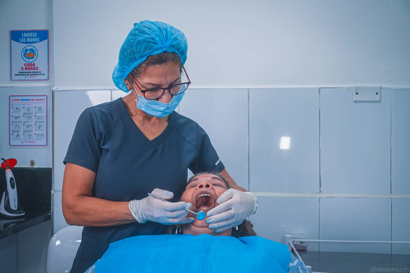 Control odontológico de un paciente